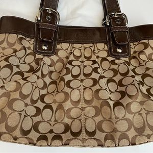 Large coach purse.